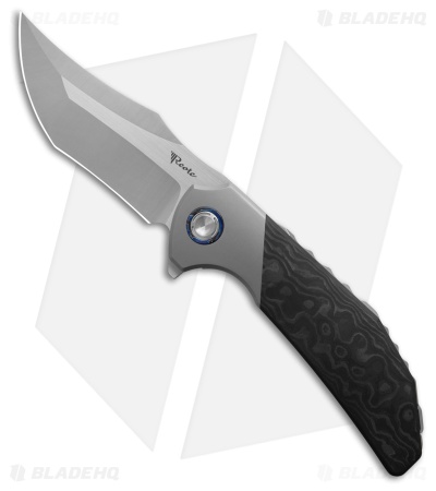 Reate Tiger Liner Lock Knife Ti/Fat Carbon Black Camo (3.7" Satin)