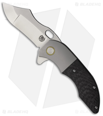 Red Horse Knife Works War Pig Frame Lock Knife Titanium/Twill CF (3