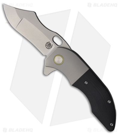 Red Horse Knife Works War Pig Frame Lock Knife Titanium/Black G-10 (3