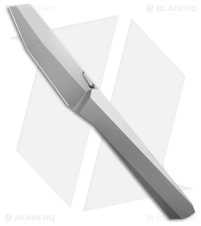 Rike Knife Cybertrix A Tanto Liner Lock Knife Titanium (3.3" Bead Blast)