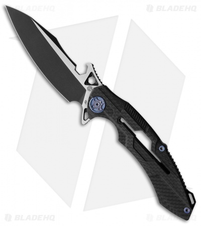 Rike Knife M3 Frame Lock Knife Black Ti/CF (3.9