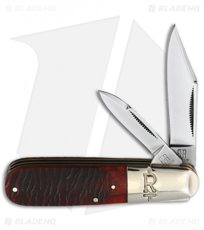 Rough Ryder Barlow Knife 3.25" Tiger Stripe Bone RR2219