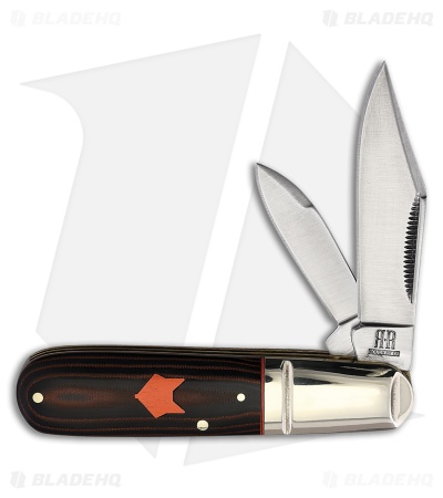 Rough Ryder Barlow Knife 3.25" Black Micarta RR2306