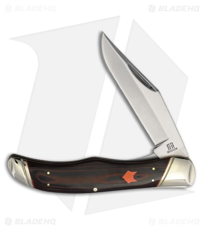 Rough Ryder Black And Orange G-10 Folding (4.00" Mirror)