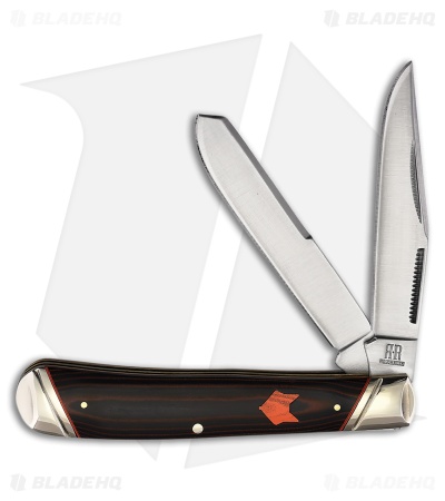 Rough Ryder Trapper Knife 4.12" Desert Fox G-10 RR2300