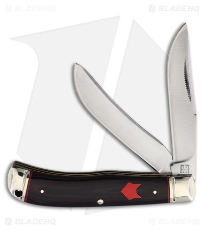 Rough Ryder Trapper Knife 3.75" Black Micarta RR2291