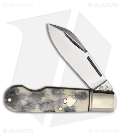 Rough Ryder Easy Open Black Appaloosa (2.875 Satin)