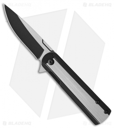 Rough Ryder Liner Lock Knife Black/Gray Steel (2.75" Two-Tone)