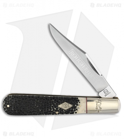 Rough Ryder Granddad Barlow Knife 4" Buckshot Bone