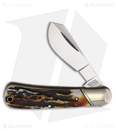 Rough Ryder Cotton Sampler Knife 4" Cinnamon Bone Stag RR2426