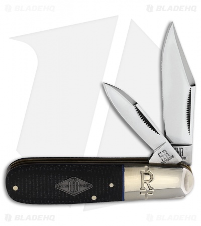 Rough Ryder Classic Carbon II Barlow Knife 2.37" Black Micarta