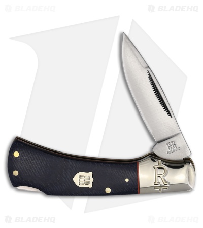 Rough Ryder Lockback Knife 3.6" Blue Denim Micarta RR2354