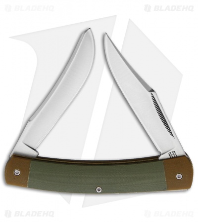 Rough Ryder Moose Knife 4.5" Green G-10 RR2085