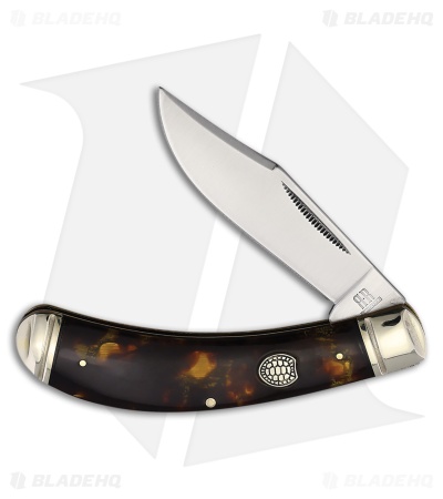 Rough Ryder Bow Trapper Knife 4.12" Imitation Tortoise RR2442