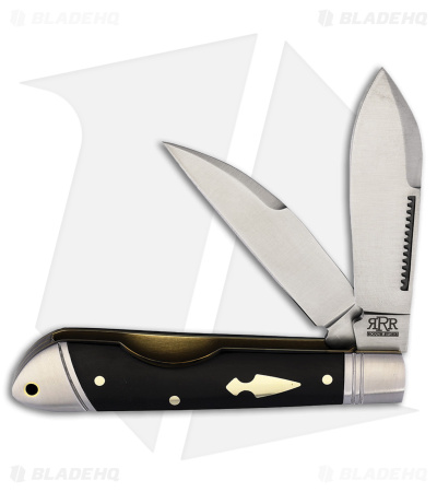Rough Ryder Reserve Easy Open Tear Jerk Ebony Wood (3.00" Satin)