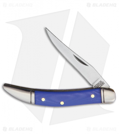 Rough Ryder Small Toothpick Knife 3" Blue G-10