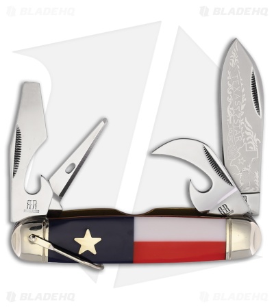 Rough Ryder Texas Star Folding Camp Knife (2.62 Satin)