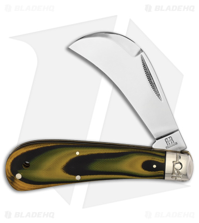 Rough Rider Hawkbill Knife 4" Wasp G-10 RR2260