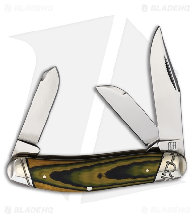 Rough Ryder Sowbelly Trapper Knife 4.12" Wasp G-10 RR2262