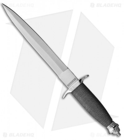 Rough Ryder Silver Soldier Boot Knife Fixed Blade Knife Metal (9.5" Satin)
