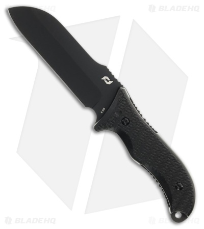 Schrade Bedrock Sheepsfoot Fixed Blade Black Synthetic ( Black 4.25")