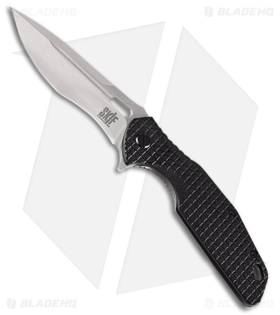 SKIF Knives Defender Frame Lock Knife Black G-10/Steel (3.75