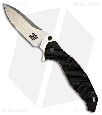SKIF Knives Adventure Frame Lock Knife Black G-10/Steel (4