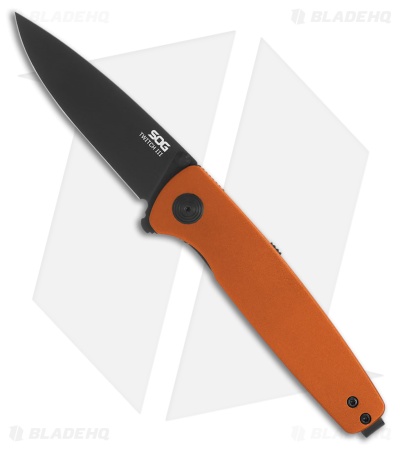 SOG Twitch III Spring Assisted Knife Aluminum Orange (3.1" Black)