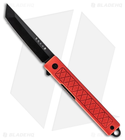 StatGear Pocket Samurai Full-Size Red G-10 (3.00" Black)