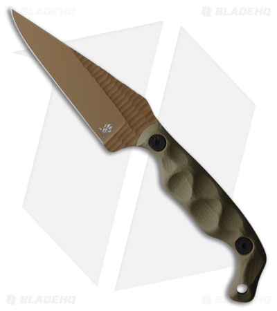 Stroup Knives Bravo 5 Fixed Blade OD Green G10 (3.50