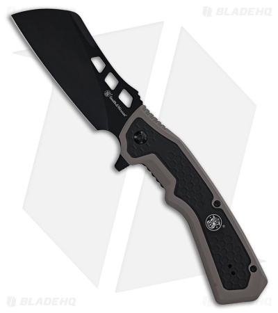 Smith & Wesson Extraction & Evasion Linerlock Black/Gray Rubber/Al (3.50" Black)