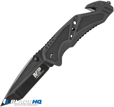 Smith & Wesson M&P Off Road Rescue Tanto Liner Lock Knife Black (3.75" Black)