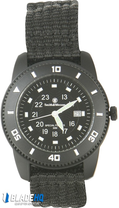 Smith & Wesson Commando Watch Black Nylon Band