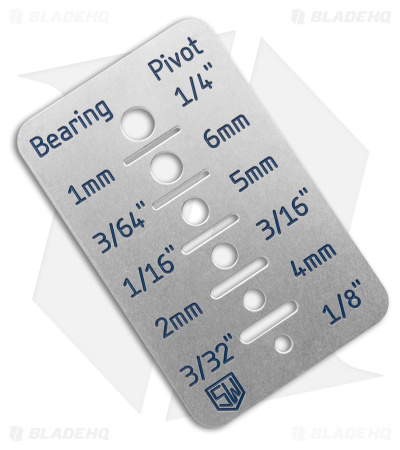 Skiff Bearings - Pivot & Bearings "Cheat Sheet" Test Fit Card