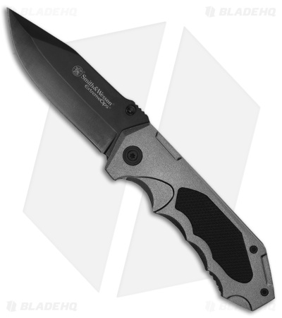 Smith & Wesson Extreme Ops Liner Lock Knife Black/Gray (3.4" Black)