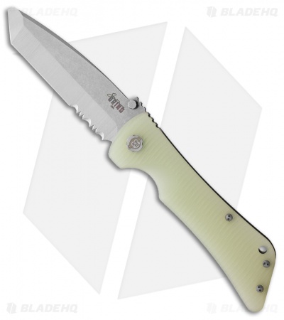 Southern Grind Bad Monkey Tanto Liner Lock Knife Jade G-10 (3.87" Satin)