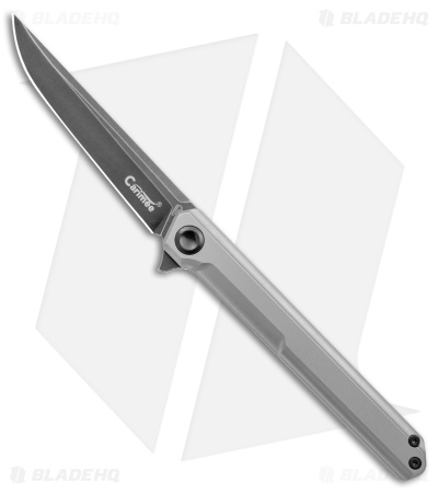 Stedemon Vouking TS06 Frame Lock Knife Gray Titanium (3.75