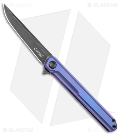 Stedemon Vouking TS06 Frame Lock Knife Purple Titanium (3.75