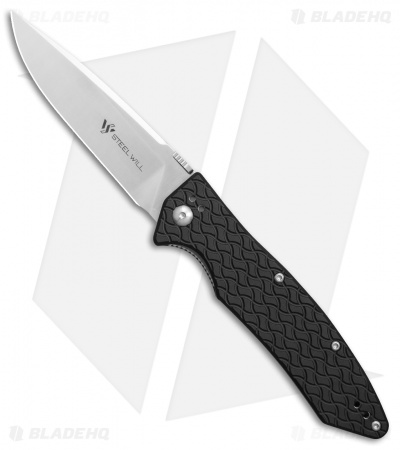 Steel Will Resident Liner Lock Knife Black Al (3.5" Satin) F15-51