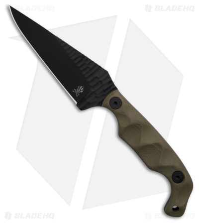 Stroup Knives Bravo 5 Fixed Blade Knife OD Green G-10 (3.75