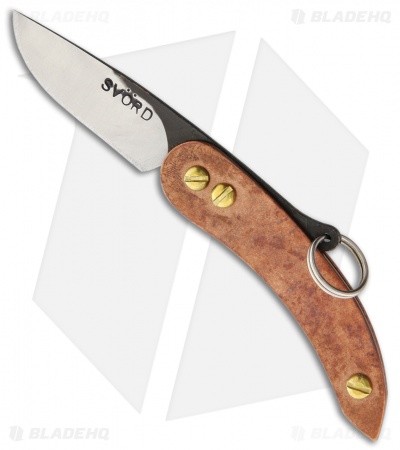 Svord Peasant Micro Friction Folder Knife Copper (1.87" Satin)
