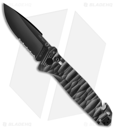 TB Outdoor CAC S200 Bar Lock Knife W/ Breaker Black Polymer (3.7