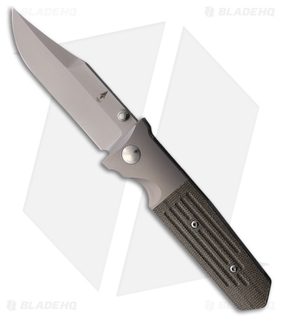 Terrain 365 STS-ATB Terravantium Frame Lock Knife OD Green Micarta/Ti (3.5"BB)