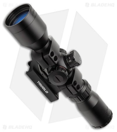 TRUGLO Tactical 3-9x42mm IR Riflescope with Mil-Dot Reticle - Matte Black