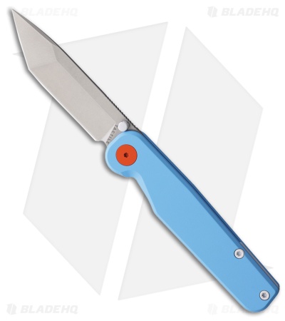 Tactile Knife Co. Rockwall GT MagnaCut Liner Lock Knife Blue Titanium (2.9