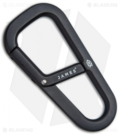 The James Brand The Hardin Carabiner - Black/Electric Moss