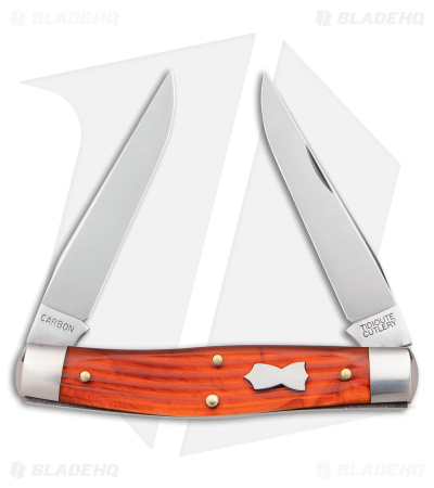 GEC #81 Tidioute Cutlery Coon Skinner Pocket Knife 4" Red Acrylic 818222