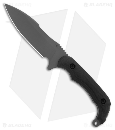 Toor Knives Abyss Apnea Fixed Blade Knife Black/Gray G-10 (4.25" KG Gunkote)