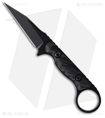 Toor Knives Jank Shank W Fixed Blade Knife Black G-10 (3
