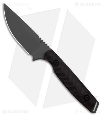 Toor Knives Field 3.0 Fixed Blade Knife Spanish Moss Ebony/Copper (3.75" Gray)